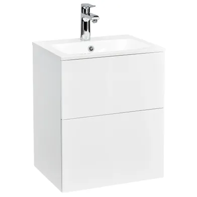 Kommod Isella ink tvättställ Ariella mineralkomposit Isella 50cm kompakt vit matt