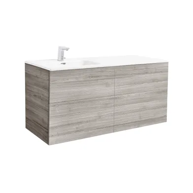 Möbelpaket Isella 120 cm sand inkl tvättställ med enkelho till vänster