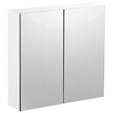 Spegelskåp / badrumsskåp Basic 60 cm kompaktlaminat med eluttag