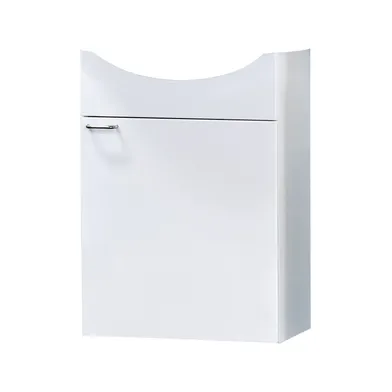 Underskåp kompaktlaminat vit, utan handfat,