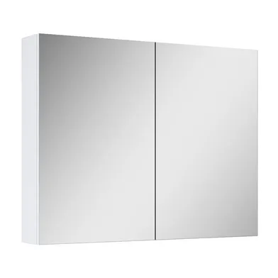 Spegelskåp / badrumsskåp Ariella bas 90 cm vit med eluttag