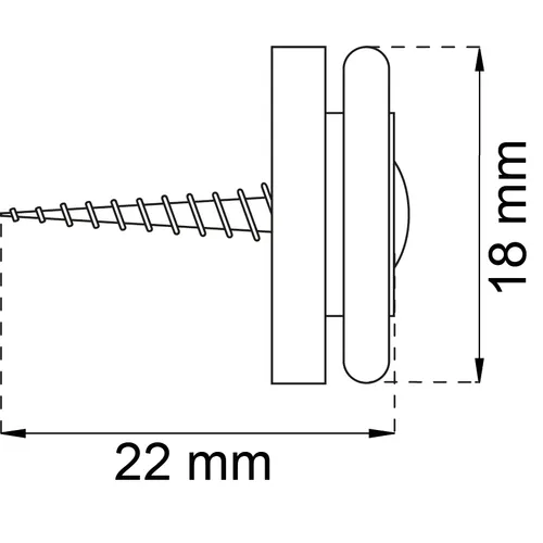 Linlås 1515-5 Vit, 2-pack