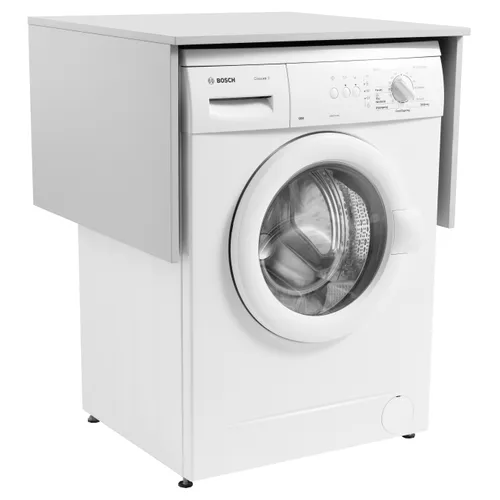 Tvättmaskinsmöbel Ariella låg grå