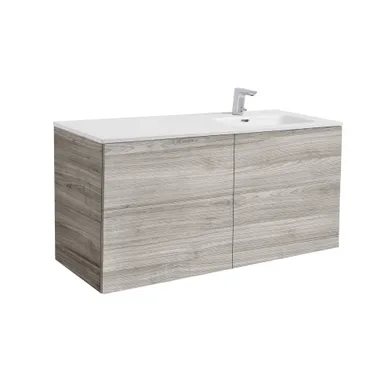 Möbelpaket Isella 120 cm sand inkl tvättställ med enkelho till höger