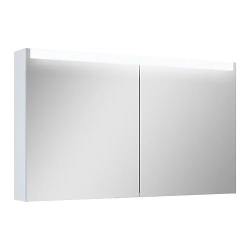 Spegelskåp / badrumsskåp Ariella x120 med led belysning grå