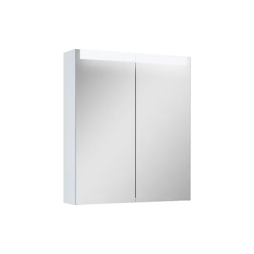 Spegelskåp / badrumsskåp Ariella x60 med led belysning grå