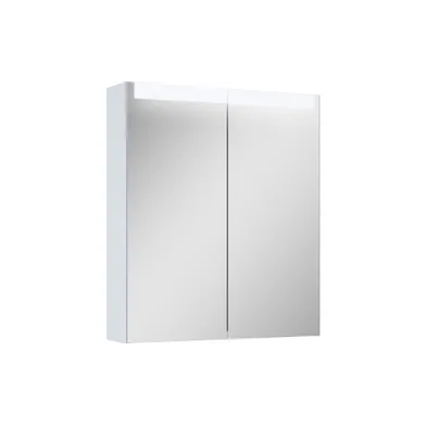 Spegelskåp / badrumsskåp Ariella x60 med led belysning grå