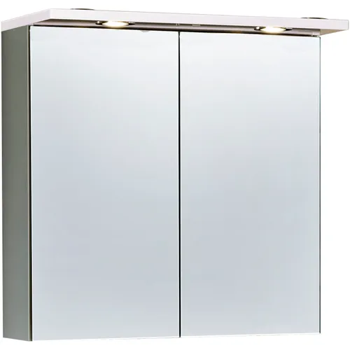 Spegelskåp / badrumsskåp Bas 60 kompaklaminat led2 ip44
