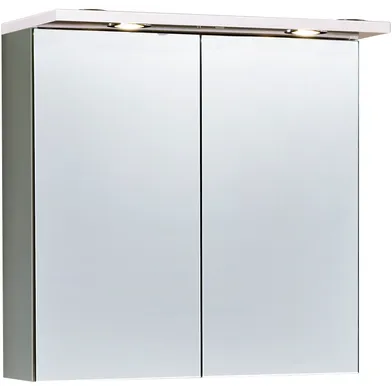 Spegelskåp / badrumsskåp Bas 60 kompaklaminat led2 ip44