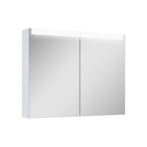 Spegelskåp / badrumsskåp Ariella x90 med led belysning grå