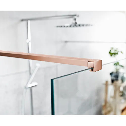 Skärmvägg Luxor fristående 86 cm 8 mm timeless koppar