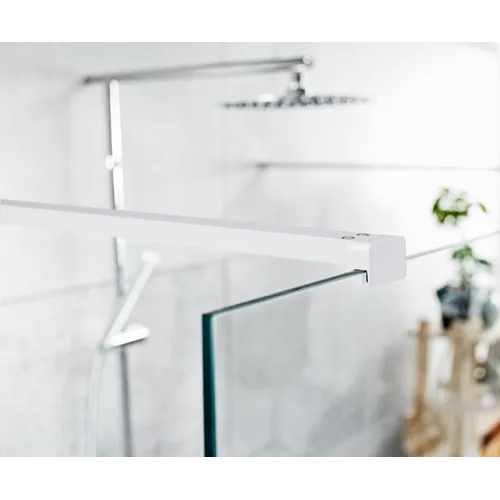 Skärmvägg Luxor fristående 86 cm 8 mm timeless vit