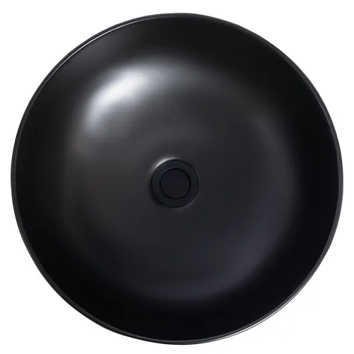 Tvättställ Ariella runt svart matt