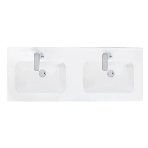 Tvättställ Ariella 120 dubbelho i porslin