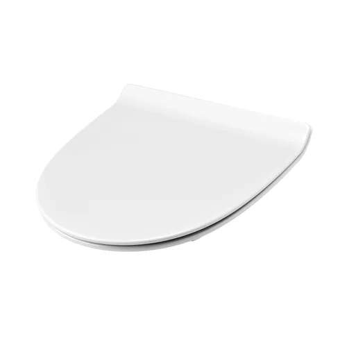 Wc-sits Bello slim svart sign/spira