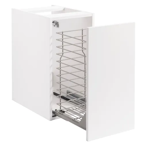 Kommod Isella 120 vit hb (60 kommod + 30 uskåp m tvkorg) tvättställ m enkel ho till vänster