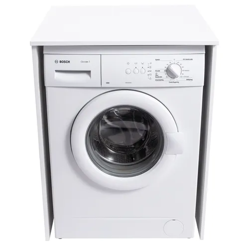 Tvättmaskinsmöbel Ariella hög mattvit