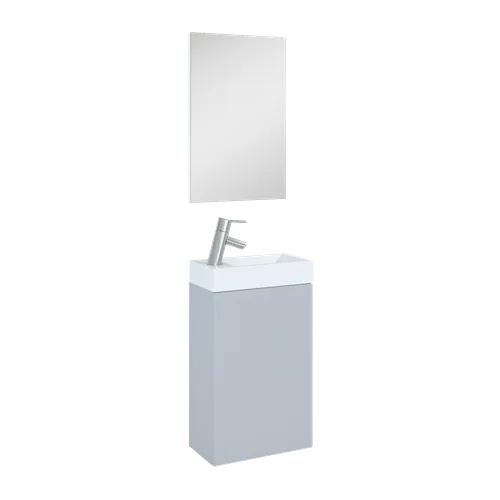 Kommodset Bella komplett ljusgrå matt