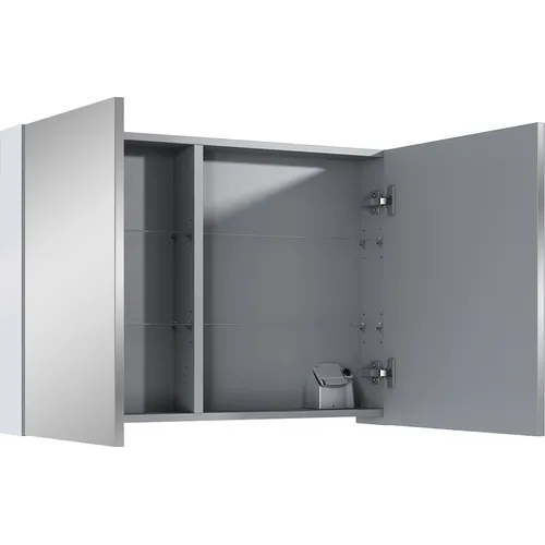 Spegelskåp / badrumsskåp Ariella bas 90 cm vit med eluttag