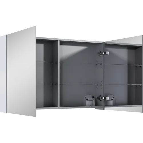 Spegelskåp / badrumsskåp Ariella 90 cm matt vit