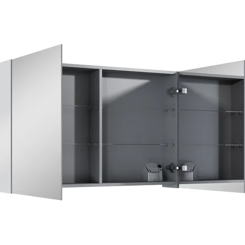 Spegelskåp / badrumsskåp Ariella 90 grå matt