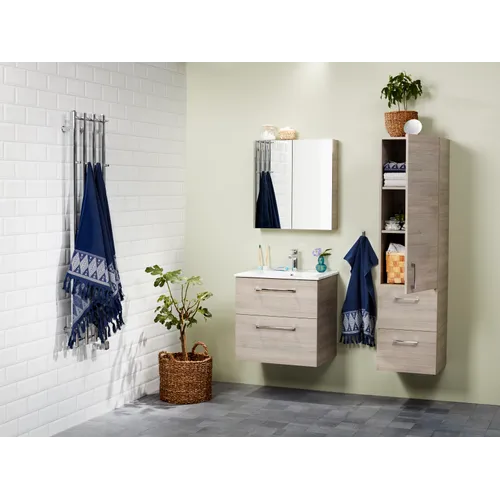 Kommod Isella 60 cm sand tvättställ i porslin