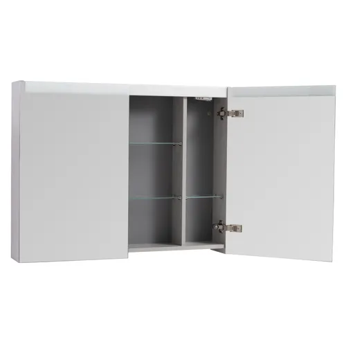 Spegelskåp / badrumsskåp Ariella x60 med led belysning vit