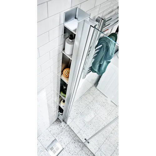 Duschhylla Lusso 2m aluminium