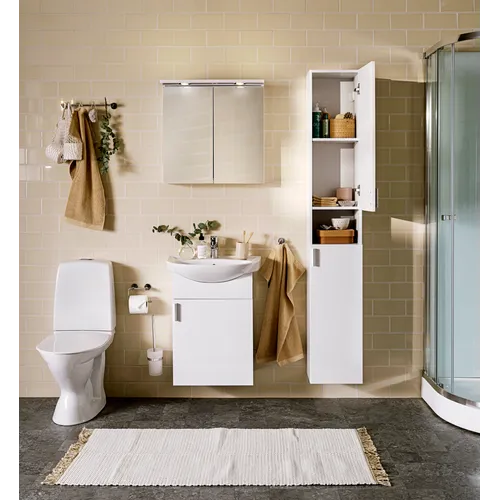 Underskåp Basic Aqua vit högblank