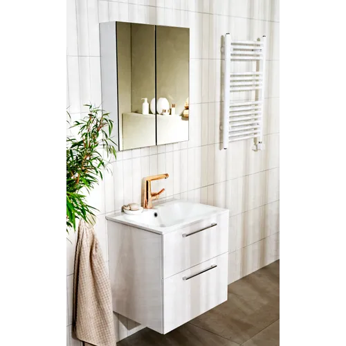 Kommod Isella ink tvättställ Ariella mineralkomposit Isella 50cm kompakt vit matt