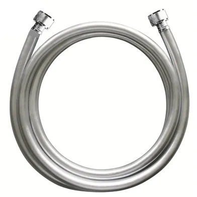 Ansutningsslang 0,8 m silver