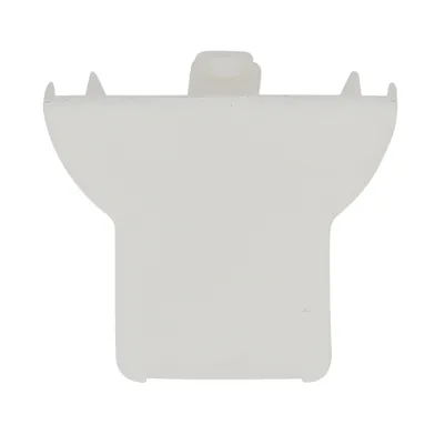 Ändlock badkarsvägg vit