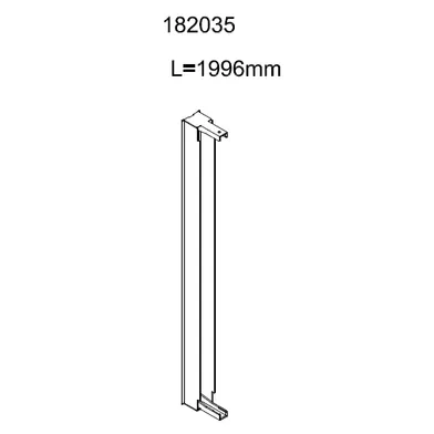 Väggprofil limbar Lusso  svart
