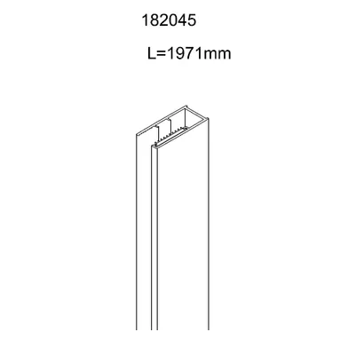 Väggprofil Lusso  krom