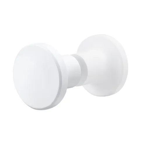 Knopp rund Lusso vit