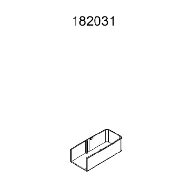 Täcklock Lusso  krom