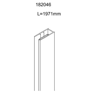 Väggprofil Lusso  svart