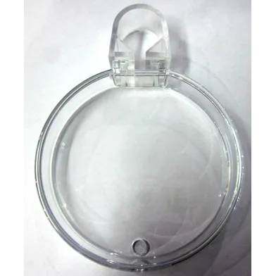 Tvålkopp klar plast 25 mm rund