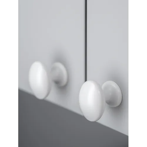 Knopp Ariella k1, vit matt