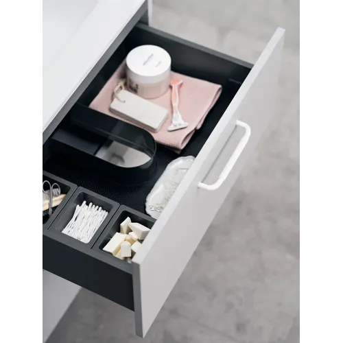 Handtag Ariella h1, vit matt