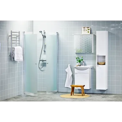 Duschdörr Picto svängd 70 frostat