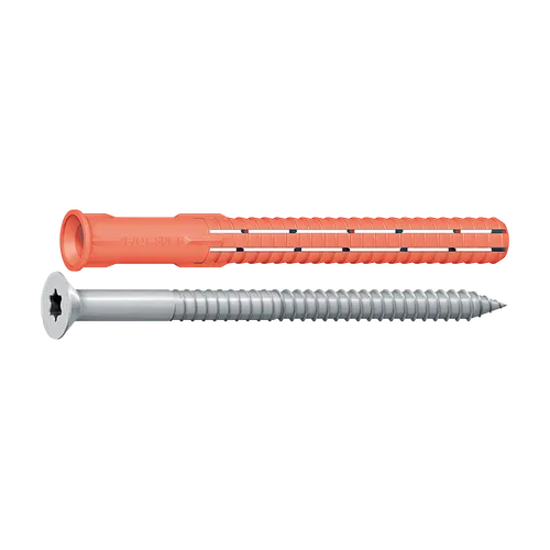 Fasadplugg SDF-S-10 C4 10x120/50 mm, T40, 25 st/frp