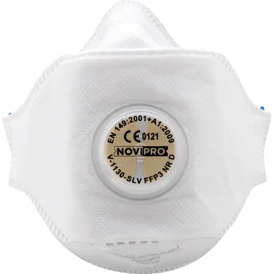 Filtrerande halvmask m. ventil 1130 SLV Klass FFP3 NR D, 5-pack