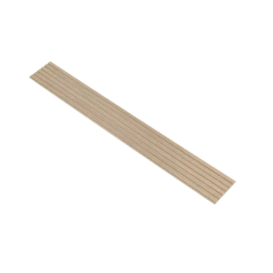 Akustikpanel Basic Ek 16x300x2400, Beige filt, Obehandlad