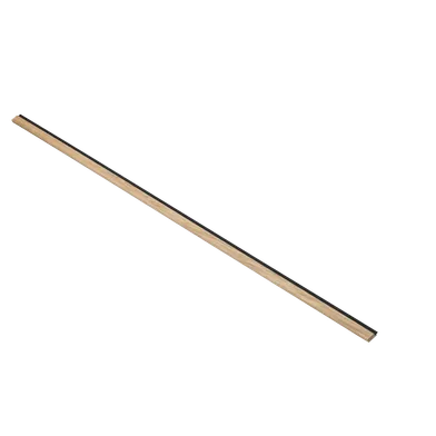 Avslutningslist Ek 16x42x2780, Svart filt, Klar