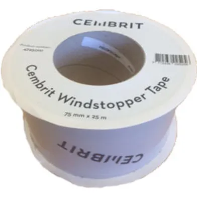 Tejp Windstopper 75 mm, 25 m