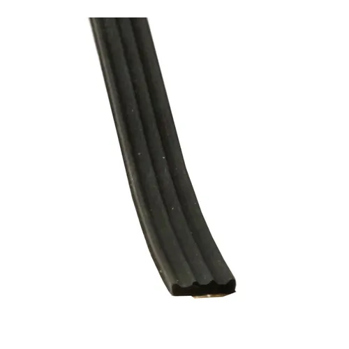 Kronlist EPDM 2x8 mm, Svart, 225 m