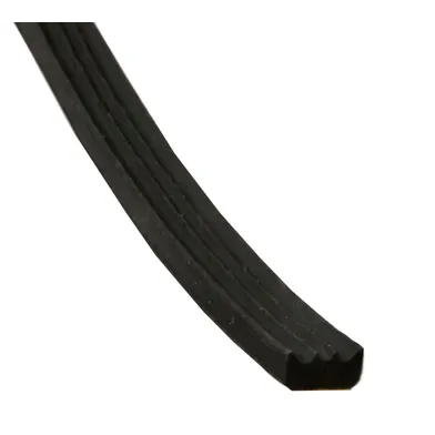 Kronlist EPDM 5x10 mm, Svart, 100 m