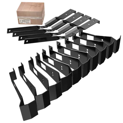 Fäste t. takstege Svart - För takpannor