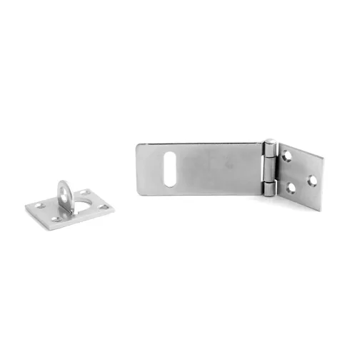 Ledhasp m. vertikal ögla Max 9 mm bygel, 90 mm, FZB
